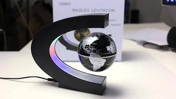 C Shape Magnetic Levitation Floating Globe World Map from GearBest.com