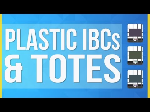 ভিডিও: IBC totes কি ধরনের প্লাস্টিক?