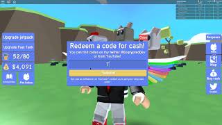 All jetpack simulator codes