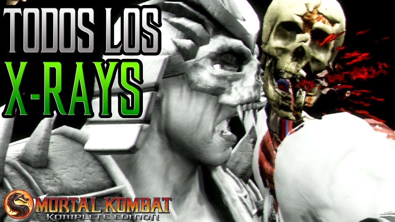 Mortal Kombat 9 Todos los XRays YouTube