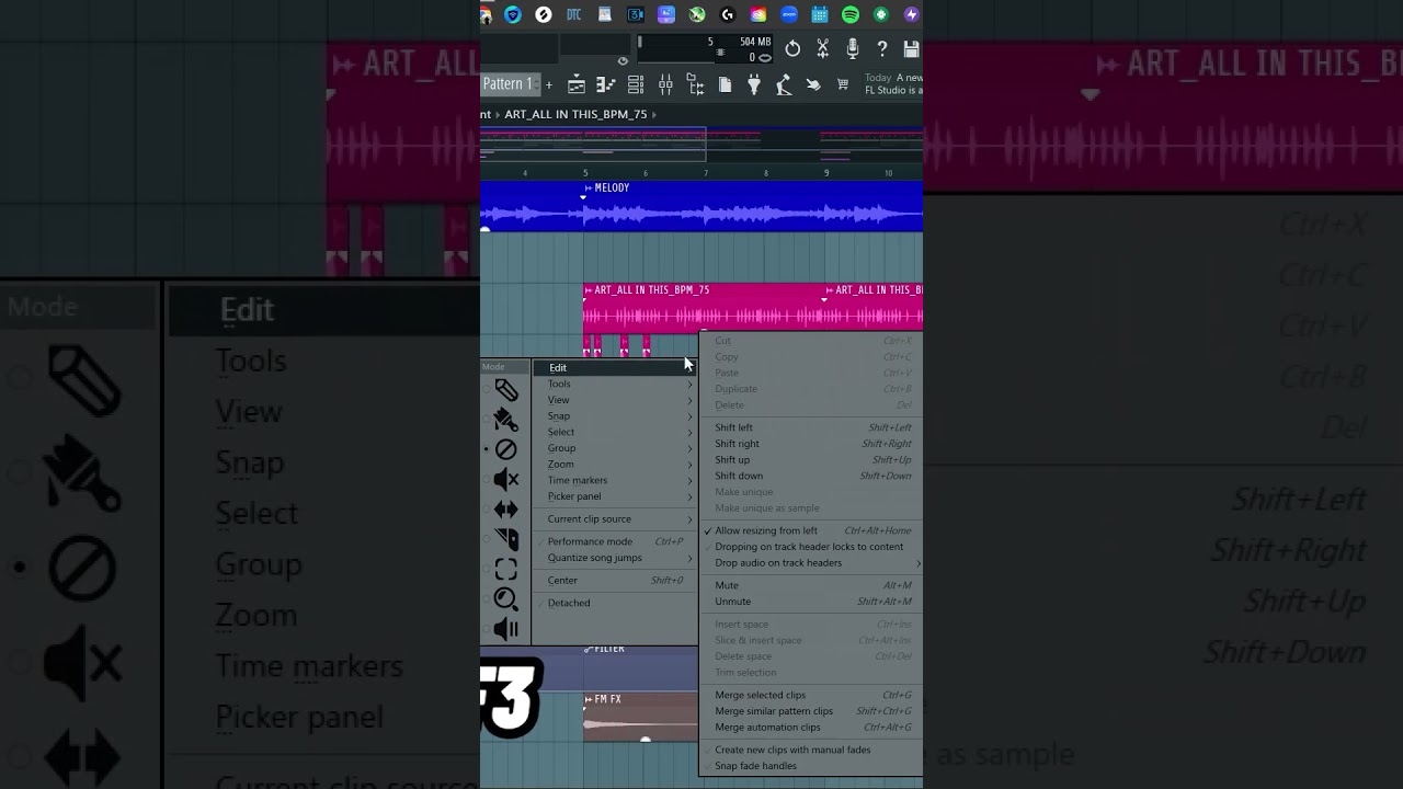 FAST FL STUDIO HOTKEY