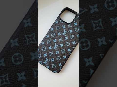 Чехол-накладка Louis Vuitton Case (leather) iPhone 13 blue