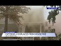 4 residents displaced, cat dead after fire in Southeast DC row home
