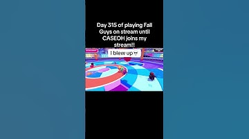 Day 315 of playing Fall Guys on stream until CASEOH joins my stream!! #fyp #fallguys #twitch
