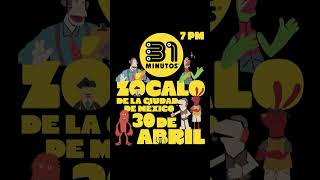 🎸 ¡31 MINUTOS GRATIS EN EL ZÓCALO DE LA CDMX! 🇲🇽✨ #31minutos #mexico #méxico #zocalo