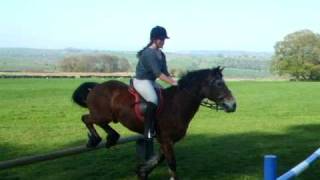 Me and my pony jumping a bounce