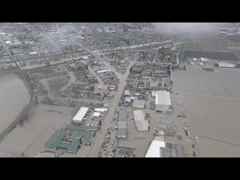 Pajaro Flooding: Drone video of Pajaro flooding taken March 11 (Credit: Agustín González)