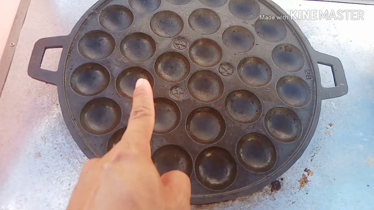 การแก้ปัญหาขนมครกติดกระทะหน้างาน