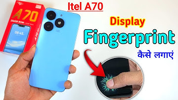 itel a70 fingerprint screen lock itel a70 fingerprint sensor/fingerprint lock