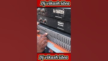 Dj Sarzen sir से  Equalizer Seting सिख लो #short #sarzen #djvikashidea #dj