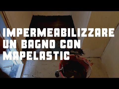 Impermeabilizzare un bagno con Mapelastic