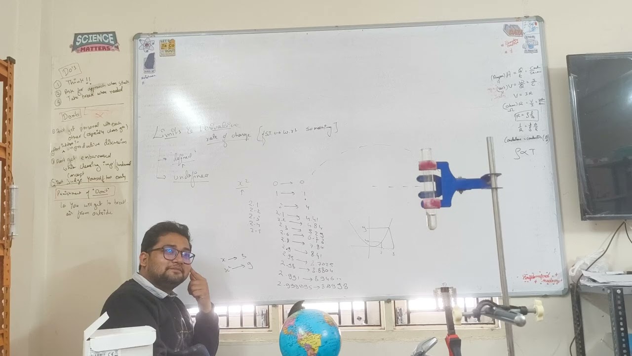 Introduction to Calculus (What a typical lecture looks like at BrightMinds Academy)