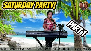 Video thumbnail of "SATURDAY PARTY! PART 1 - ONE WOMAN BAND - ONNESA JAM AT ZALDY MINI SOUND STUDIO - THANKS MAM SCARLET"