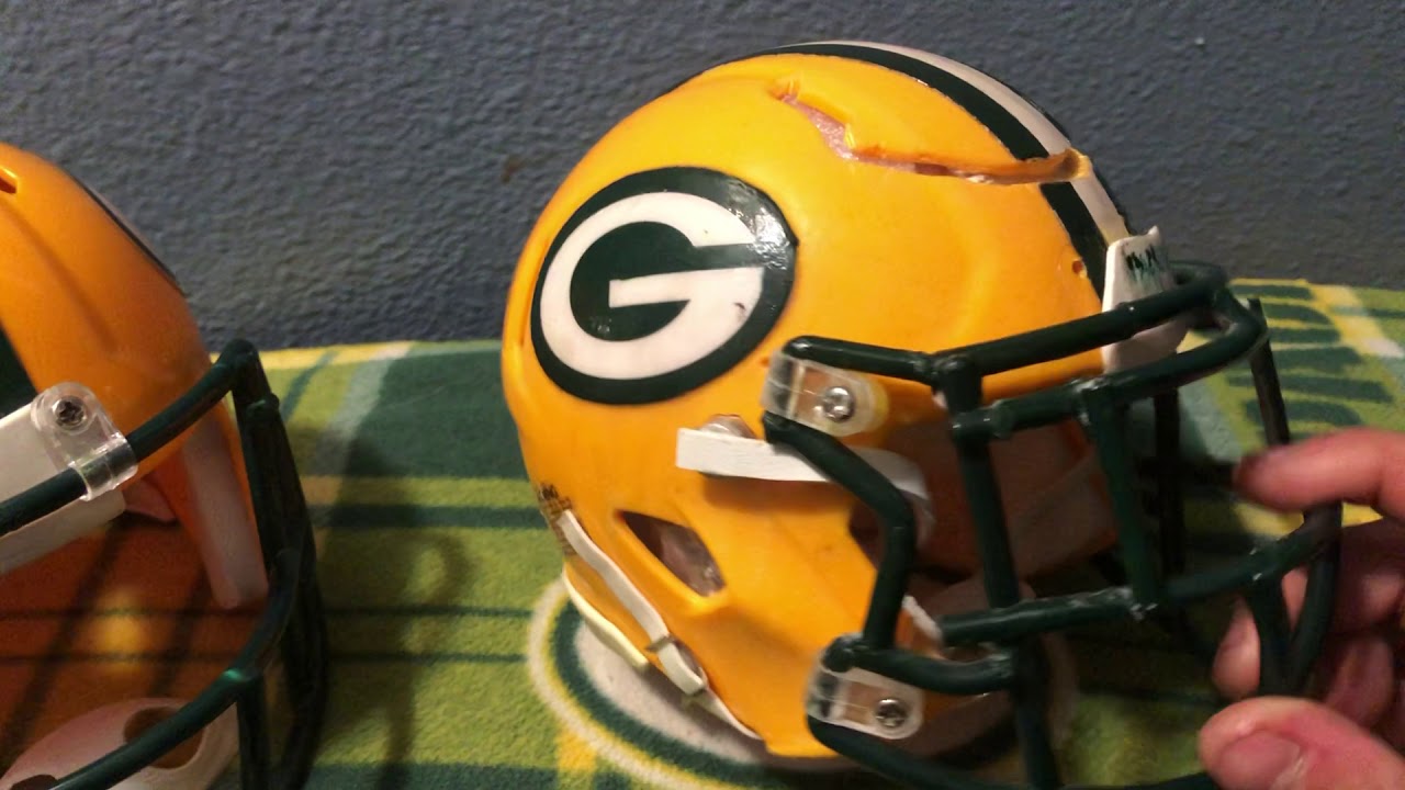Mini Speedflex Riddell mini helmet speedflex custom experiment. - YouTube