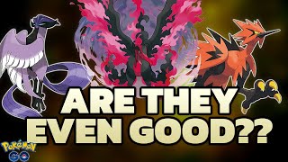 ARE THE GALARIAN LEGENDARY BIRDS GOOD?!  Pokémon GO Deep Dive!!