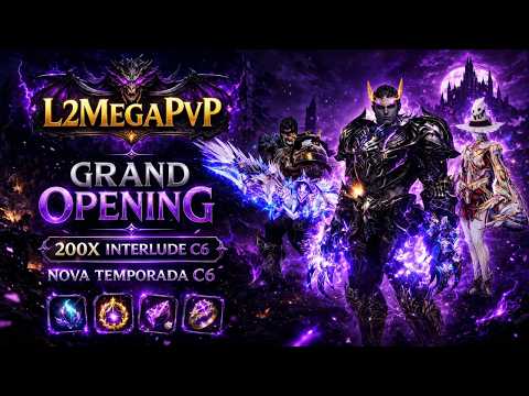 🔥MEGAPVP C6! ESTOU RECRUTANDO! ALI LINEAGE 2🔥Lineage 2🔥Braself🔥 !server !interface !dyes