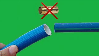 The correct way to connect a hose to a plastic pipe safely. A trick that not many people know