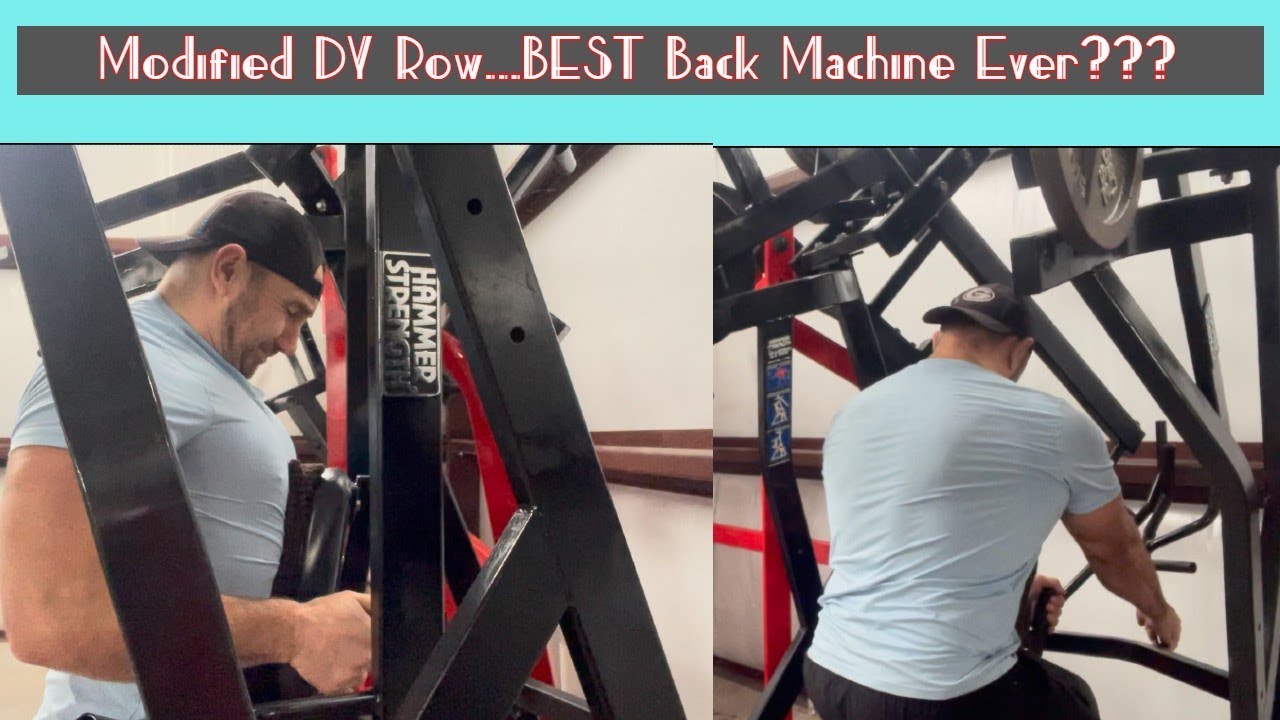 Modified Hammer Strength DY Row...The BEST Back Machine in Existence
