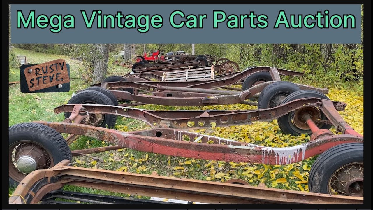 Mega Vintage Car Parts Auction YouTube