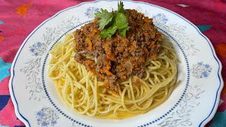 Spaghetti Bolognese سباغيتي بولونيز