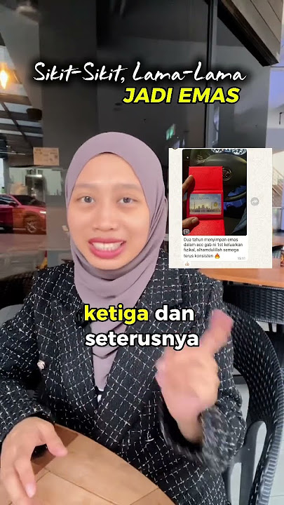 sikit2 lama2 jadi emas #aisyahasmawi #dealerpublicgold