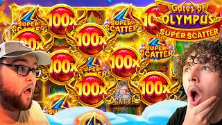 NEVER Seen This Many 100x IN GATES OF OLYMPUS SUPER SCATTER