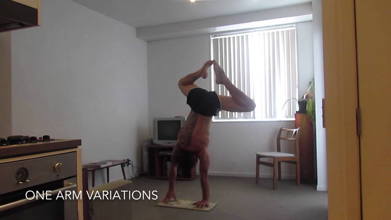 Handstand training routine