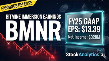 🚨 $BMNR Earnings REVEALED: BMNR: BitMine Immersion Technologies Fiscal Year 2025 Earnings