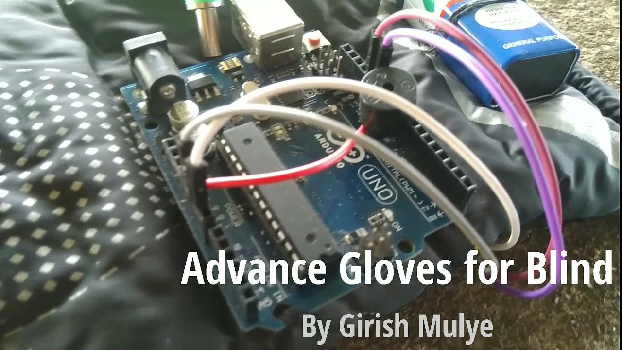 Advance Glove For Blind Person Ultrasonic Glove For Blind using Arduino ...
