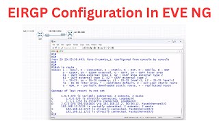 EIRGP Configuration In EVE NG