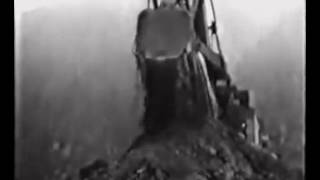Перекрытие реки Енисей на строительстве Саяно Шушенской ГЭС  Док  фильм о СШГЭС, 1976 год