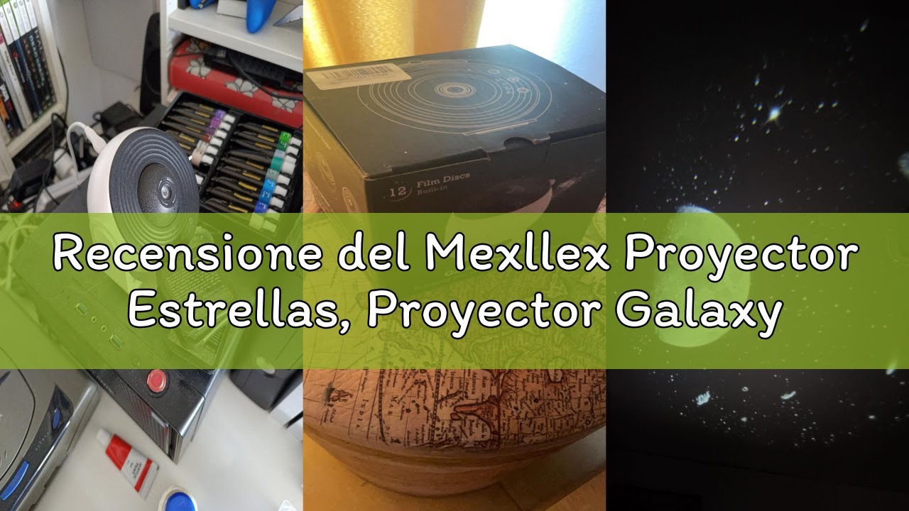 Recensione del Mexllex Proyector Estrellas, Proyector Galaxy Star Projector Starry Night Light, Dorm