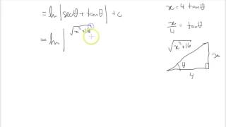 Stewart's Calculus Chapter 7 - Trig Substitutions