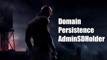 AdminSDHolder Domain Persistence - C#