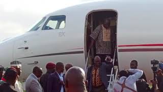 President Boakai returns to the Country from Washington DC from attending the US Africa Summit