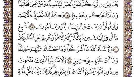 سورة الأنعام الصفحة 141 من القرآن للشيخ ياسر
