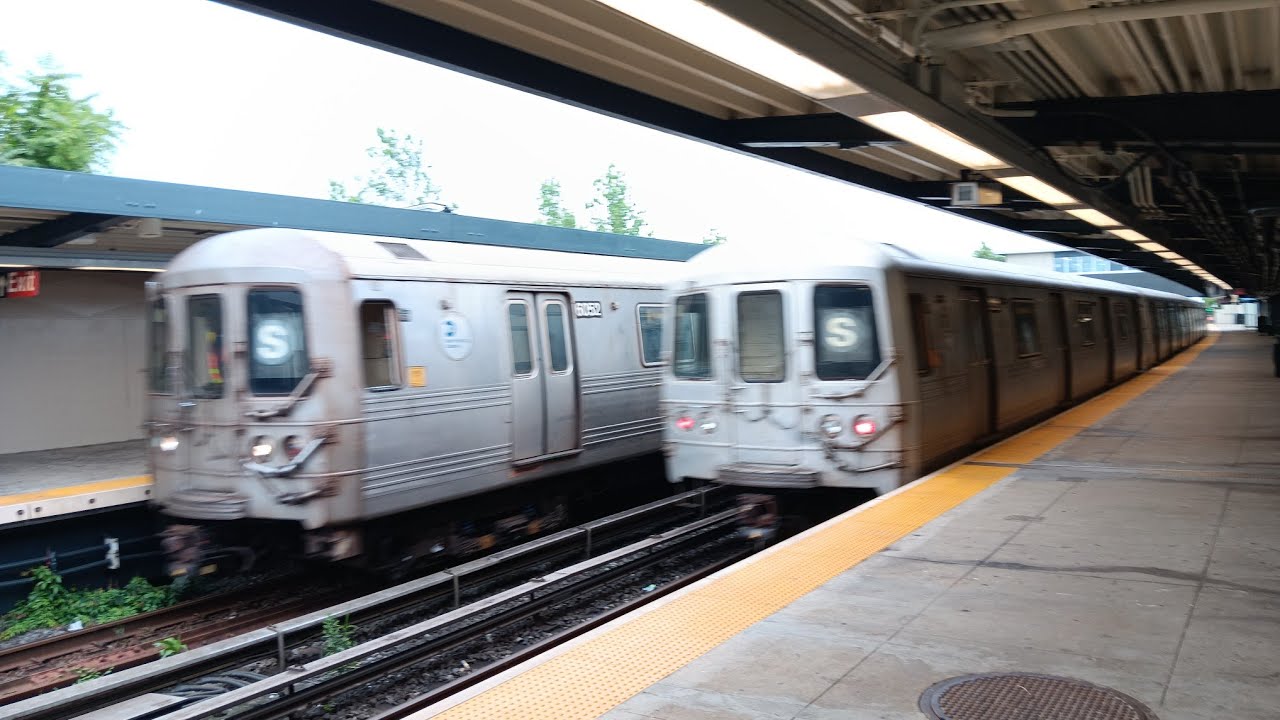 R46 #5926 (S) + R46 #6050 (S) leaving Broad Channel - YouTube