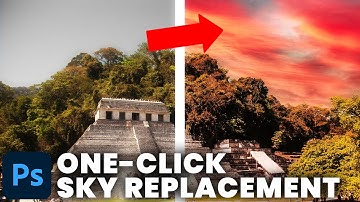 ONE-CLICK Sky Replacement Tool (Photoshop CC 2021 Tutorial)