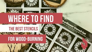 Cute & Pre-Weeded Stencils for Wood-Burning