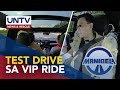 GAC GS8 na itinuturing na car for VIPs, isinalang sa test drive sa Manibela