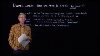 David Lewis: "Are we free to break the laws?"