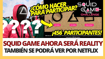 ¿Cómo participar en el Juego del Calamar real?