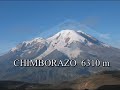 Mountains of Ecuador. Montañas de Ecuador. Andes. Chimborazo, Cotopaxi, Cayambe, Antisana, etc.