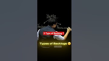 Types of Backlogs 😮 | NV Sir Backlog Strategy #nvsir #backlog #shortvideo #neet #studytips