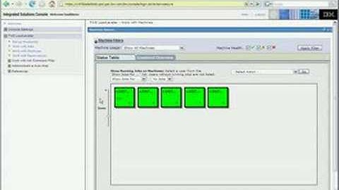 TWS LoadLeveler Web User Interface Demo