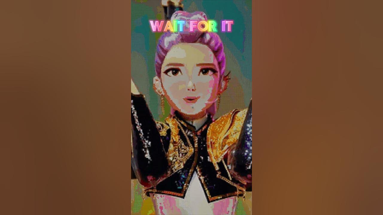 MINECRAFT : KPOP DEMON HUNTER😍 | PIXEL ART #shorts
