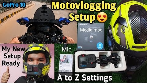 My Dream Motovlogging Setup Is Ready😍 | GoPro 10 Media Mod Mic | Complete Setup Detail Vlog