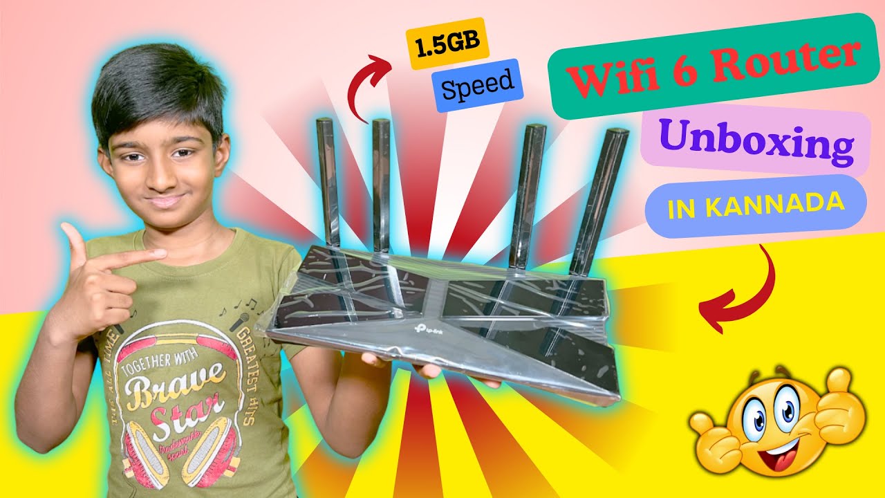 Bharath Net Router WiFi 6 Router Unboxing in Kannada Tech With Bharath - YouTube