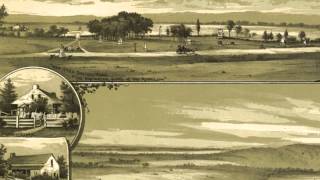 Gettysburg Pennsylvania 1888 Panoramic Bird's Eye View Map 6965