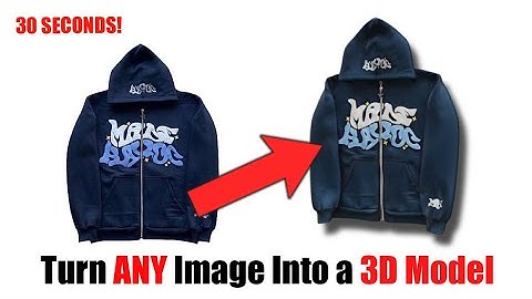 How To Turn ANY Image Into A 3D Model In Seconds